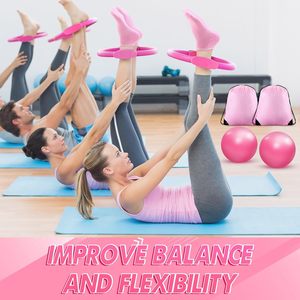 CZFIT Custom Logo <b>Yoga</b> Starter Kit <b>Yoga</b> Ring Ball <b>Pilates</b> 3 Resistance Bands for Fitness <b>Pilates</b> Kit <b>Yoga</b> Set - Product Image 6