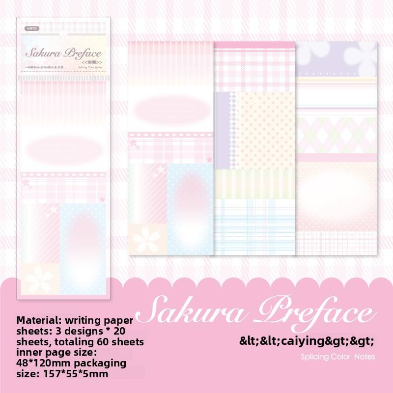 F Fleurs de cerisier colorées-blanc