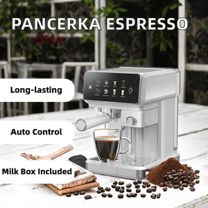Cafetera Espresso PANCERKA de 20 Bares, Sistema de Preparación Portátil para el Hogar y Comercial, Dispensador de Leche de Plástico, Sistema de Agua Caliente, Cafetera Automática - Product Image 4