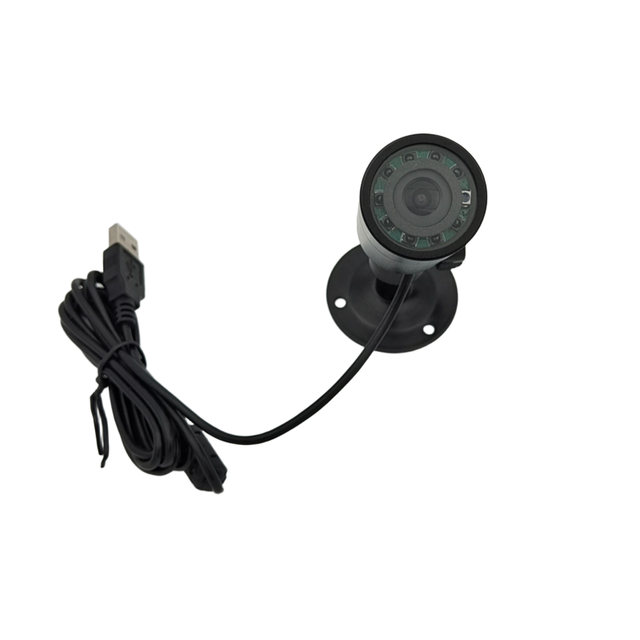 1080P Outdoor Mini Bullet IR USB Camera Night Vision Motion Detection IP54 Vandal-Proof Aluminium Housing for Car Industry Use