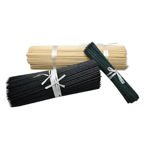 Bastone per fiori di bambù verde scuro 5.5mm x 70cm per supporto per piante