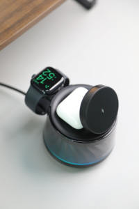 Sạc không dây từ tính mini 3 trong 1 15W, đế sạc nhanh di động tích hợp loa, đầu vào 5V/2A - Product Image 6