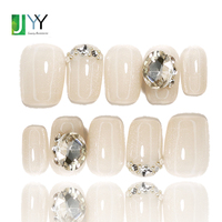 Faux ongles en acrylique faits main sur mesure par le fabricant, lot de 10 pièces, capsules d'ongles en gel PMMA, ongles artificiels courts noirs pour femmes