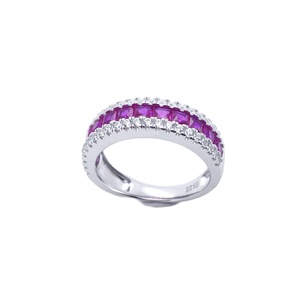 Bague en rubis de laboratoire haut de gamme de niche - Product Image 2