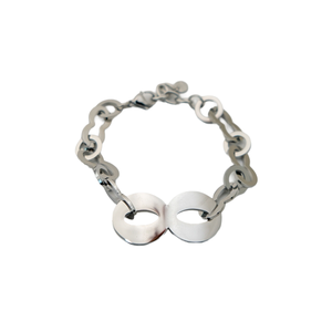 Fashion Charm <b>Bracelet</b> 316L Stainless Steel PVD Gold Plating Sustainable Resistant Link Design - Product Image 1