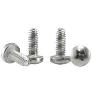 Tornillo autorroscante de cabeza plana de acero inoxidable, métrico, rosca derecha, clase 4.8, cabeza Phillips para metal - Product Image 3