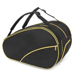 Échantillon Gratuit - Sac de Tennis Oxford Grande Taille BSCI avec Fermeture Éclair, Léger, Sac à Dos de Transport, Compartiment Séparé pour Chaussures et Raquettes - Product Image 6