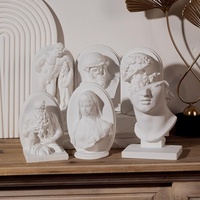 Statue en résine de Héraclès musclé, style européen, décoration d'intérieur, objet d'art, ornement pédagogique