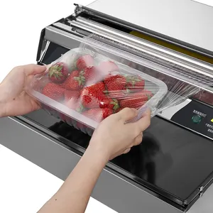 Machine d'emballage à la main de machine d'emballage de film alimentaire de ménage/supermarché de marchandises ponctuelles pour la bonne qualité de conservation des aliments