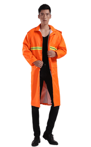 Conjunto de Traje Impermeable Azul Marino para Exteriores con Logotipo Personalizado, Chaqueta y Pantalones con Capuchas Desmontables - Product Image 4