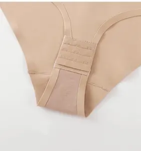 Nahtlose atmungsaktive Bauchtesteuerung Bauchton-Push-Up-Tanga Körperformer Schlimmer Shapewear Körperanzug für Damen Erwachsene BH Damen