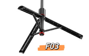 Trépied perche à <span class=keywords><strong>selfie</strong></span> extensible F03 1,74 m avec poignée d'équilibrage, 360° °   Rotation, interface 1/4'', télécommande Bluetooth pour téléphone et appareil photo - Product Image 3
