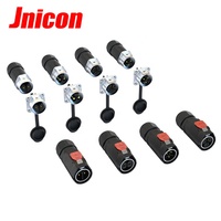 Pour Jnicon haute intensité 2 3 4 5 7 broches connecteur mâle et femelle étanche MJ24 prise pour 50A