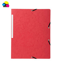 Carpeta Reciclada Lehui 2025 Personalizada, Colorida, A4, Ecológica, con Bandas Elásticas y 3 Solapas, 25 Unidades por Caja, para Suministros de Oficina y Escolares