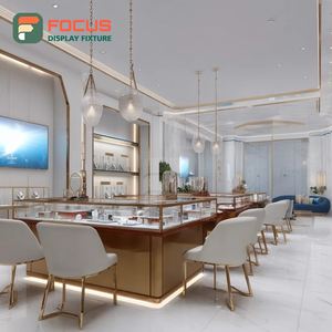 Sistema de Exhibición de Joyería de Alta Visibilidad con Acabado Laminado, Vitrina Comercial para Tiendas - Product Image 5