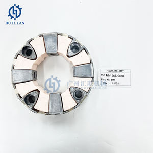 50H Flexível Bomba Hidráulica Acoplamento Uso para Máquinas de Construção <span class=keywords><strong>E320C</strong></span> Escavadeira Anexos Borracha Acoplamento - Product Image 3