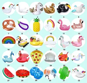 Factory Custom Welcomed Inflatable Unicorn Pool Float Ride On Pool Party Lounge Raft Decorations Water Toys For Kids Adults