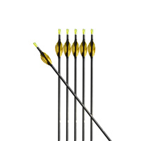 Flèches en carbone pur Pinals, tige de 4,2 mm, plumes de dinde, pour tir à l'arc, compétition, arc classique et arc à poulies, flèches en fibre de carbone