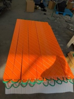Planches de protection au sol en HDPE personnalisées avec logo, couleur, épaisseur et options de connecteurs, tapis d'accès en HDPE, tapis routiers