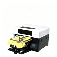 Mesin Printer DTG A3 Direct to Garment Inkjet untuk Kaos, Printer Kaos Pintar Multifungsi, Dilengkapi 220V Otomatis