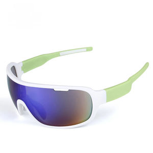 <span class=keywords><strong>Lunettes</strong></span> de vélo de montagne de haute qualité, monture rouge intégrale en TR90, légères, protection UV, semi-cerclées, pour le sport et le VTT - Product Image 4