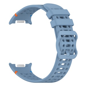 Bracelet de montre sport en silicone souple et respirant pour <span class=keywords><strong>Samsung</strong></span> Galaxy Watch 9 / 8 40 mm/44 mm, Galaxy Watch 8 Classic 46 mm, bracelet de remplacement - Product Image 1