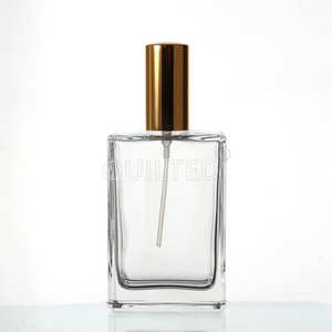 Botella de cristal para Perfume, frasco vacío de Color transparente, personalizado, 30ml / 50ml / 100ml - Product Image 2