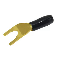 Connecteur de haut-parleur audio plaqué or en cuivre, type banane, adaptateur de prise Y pour amplificateur de puissance