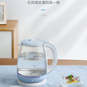 Hervidor Eléctrico AUX de 1.1-1.5L de Vidrio con Apagado Automático, Control de Temperatura y Base Giratoria de 360 Grados para Uso Doméstico - Product Image 3