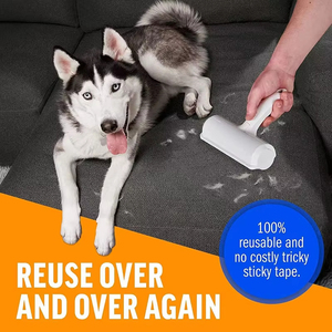 Wholesale Reusable <b>Pet</b> Hair Remover Roller Lint Cleaner Dog Fur Removal <b>Brush</b> One Hand Operate Portable Household Clothes Tool - Product Image 4