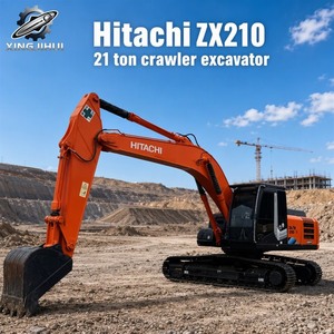 รถขุดตีนตะขาบ HITACHI ZX210 มือสอง น้ำหนัก 21 ตัน เครื่องยนต์อีซูซุ รุ่นปี 2023 ความจุบุ้งกี๋ 1.0 เมตร ผ่านการทดสอบและตรวจสอบแล้ว - Product Image 1