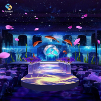 Projection 3D de cartographie pour mariage |   Projecteur de sol interactif et logiciel pour la décoration de banquets