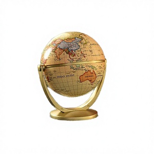 Wellfun Modern Illuminated Aluminium Stand Earth <b>Globe</b>-Educational Decor for Children's Graduation/Wedding Gift - Product Image 2