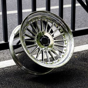 Rines Cóncavos Cromados 4X108 5X120 5X112 para Autos, Rines de 17 18 19 Pulgadas con Tecnología Flow Forming para Alpina <span class=keywords><strong>BMW</strong></span> E60 E39 E38 E34 - Product Image 3