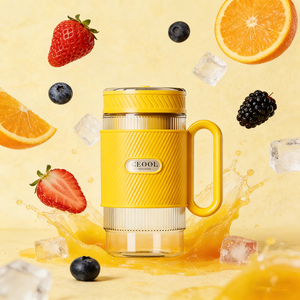 <span class=keywords><strong>Licuadora</strong></span> Portátil USB de 0.5L con Nuevo Diseño, 26 Cuchillas de Acero Inoxidable, Autolimpiante, a Prueba de Fugas, para Smoothies, Jugos, Hielo y Frutas, con Certificación CE y FCC - Product Image 3