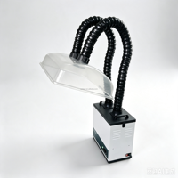 Extracteur de fumée de soudure portable avec filtre à charbon actif / filtre à fumée personnel mobile