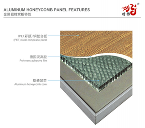 Bán buôn nhôm tổ ong lõi Bảng điều chỉnh tường ốp tấm nhựa - Product Image 6