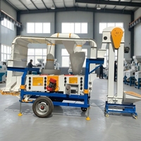 Nettoyeur de graines professionnel à tamis d'air pour blé, maïs, riz, soja, sorgho, millet – Machine de traitement des céréales, éliminateur de poussière et d'impuretés