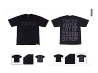 20261:1Y2K Vêtements pour hommes T-shirts 100% coton de haute qualité Streetwear Coupe oversize T-shirts 'THAT'S a AWFUL LOT COUGH SYRUP'