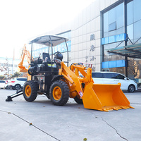 Kostenloser Versand Euro 5 Beliebter Kleiner Mini-Baggerlader Frontlader Baggerlader 4x4 ab Werk