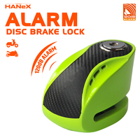 Antivol de disque intelligent 120 dB pour moto et vélo de route, en alliage d'acier, antirouille, étanche, avec alarme sonore pour vélo électrique