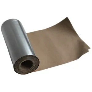 Kertas Kraft Kertas Aluminium Foil Reflektif untuk Laminasi Wol Fiberglass