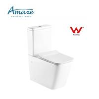 Cvnc — bol de salle de bain en céramique, blanc, lavage des toilettes, deux pièces, filigrane