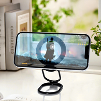 Support de téléphone portable pliable et rotatif en alliage d'aluminium magnétique, réglable en hauteur, anti-corrosion, style 2026, idéal pour le bureau