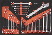 Chariot à outils sur roues Changze TC-22, robuste, en acier inoxydable, 521 pièces, 7 tiroirs, personnalisable, OEM, moderne, pour réparation automobile
