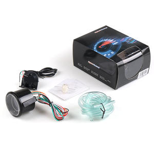 Medidor de Presión de Combustible Digital LCD de 12 V, Instrumento de Carreras Universal de 52 mm para Modificación de Automóviles, Nueva Luz Roja y Azul EVO - Product Image 5