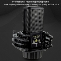 Kondensatormikrofon-Set Metall-Mikrofonhalter Doppelschichtiger Pop-Filter LGT240 Mikrofon-Kit für Studioaufnahmen & Rundfunk