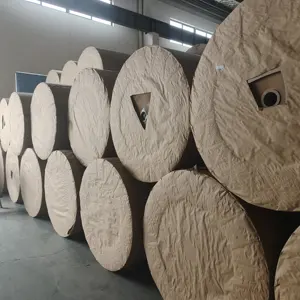 Chine rouleaux de papier kraft d'usine d'origine sac en papier matière première 70g 80g 90g GSM rouleaux de papier extensibles