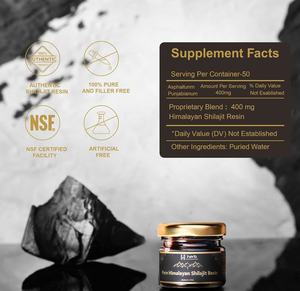 ODM/OEM Private Label Shilajit Resin Pure Himalayan Shilajit Enzyme Supplement with Fulvic Acid 85+ Trace <b>Minerals</b> for Men Women - Product Image 5