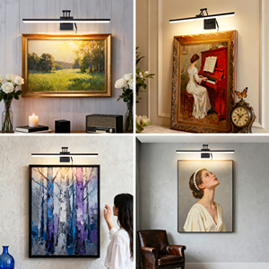 LED Adjustable Linear Picture <b>Lights</b> For Wall Art 3-color temperature Mirror Lamp for Bathroom Dimming <b>Vanity</b> Fixture Wall <b>Light</b> - Product Image 5